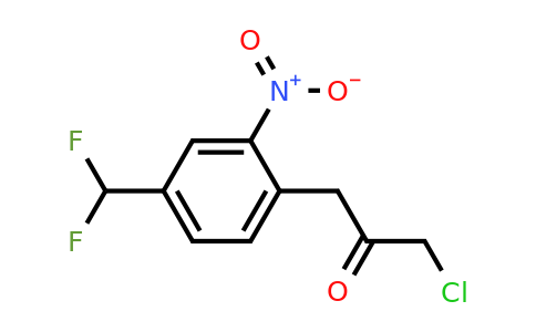 1805843-15-5 | 1-Chloro-3-(4-(difluoromethyl)-2-nitrophenyl)propan-2-one