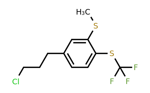1805843-33-7 | 5-(3-Chloropropyl)-2-(trifluoromethylthio)thianisole