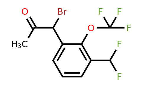 1805843-38-2 | 1-Bromo-1-(3-(difluoromethyl)-2-(trifluoromethoxy)phenyl)propan-2-one