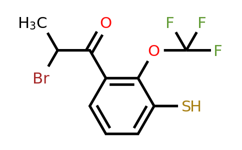 1805843-60-0 | 3-(2-Bromopropanoyl)-2-(trifluoromethoxy)thiophenol
