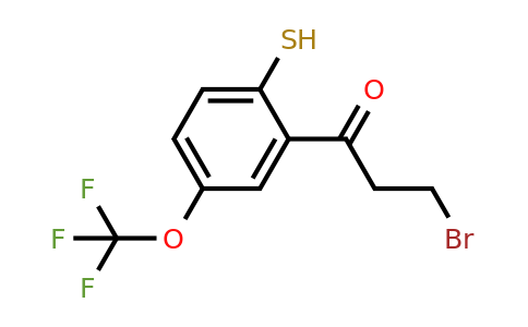 1805843-66-6 | 2-(3-Bromopropanoyl)-4-(trifluoromethoxy)thiophenol