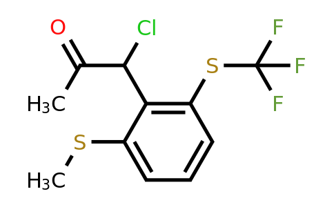 1805843-67-7 | 1-Chloro-1-(2-(methylthio)-6-(trifluoromethylthio)phenyl)propan-2-one