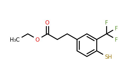 1805843-94-0 | Ethyl 3-(4-mercapto-3-(trifluoromethyl)phenyl)propanoate