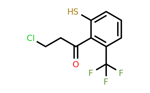1805844-40-9 | 2-(3-Chloropropanoyl)-3-(trifluoromethyl)thiophenol