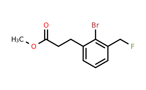 1805844-84-1 | Methyl 3-(2-bromo-3-(fluoromethyl)phenyl)propanoate