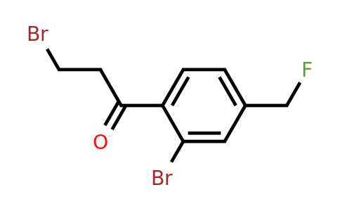 1805845-09-3 | 3-Bromo-1-(2-bromo-4-(fluoromethyl)phenyl)propan-1-one