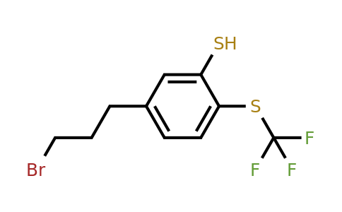 1805845-32-2 | 5-(3-Bromopropyl)-2-(trifluoromethylthio)thiophenol
