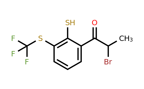 1805845-40-2 | 2-(2-Bromopropanoyl)-6-(trifluoromethylthio)thiophenol