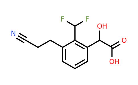 1805845-65-1 | 3-(2-Cyanoethyl)-2-(difluoromethyl)mandelic acid