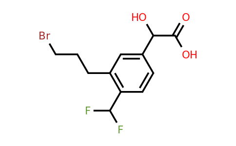 1805845-66-2 | 3-(3-Bromopropyl)-4-(difluoromethyl)mandelic acid
