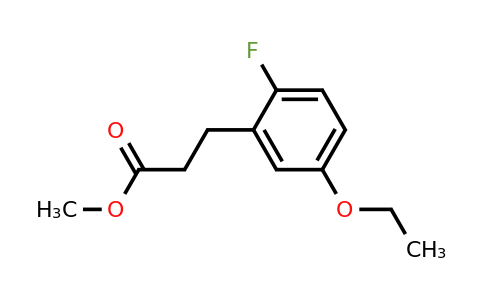 1805845-74-2 | Methyl 5-ethoxy-2-fluorophenylpropanoate