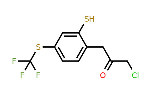 1805845-78-6 | 2-(3-Chloro-2-oxopropyl)-5-(trifluoromethylthio)thiophenol