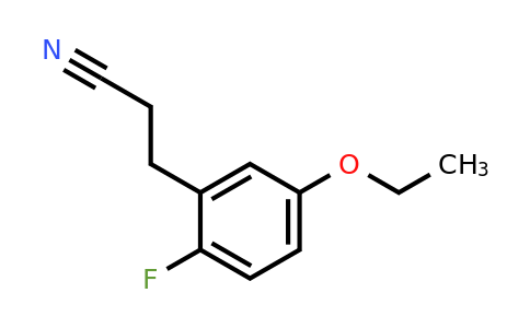 1805845-81-1 | 5-Ethoxy-2-fluorophenylpropanenitrile