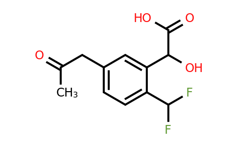 1805846-04-1 | 2-(Difluoromethyl)-5-(2-oxopropyl)mandelic acid