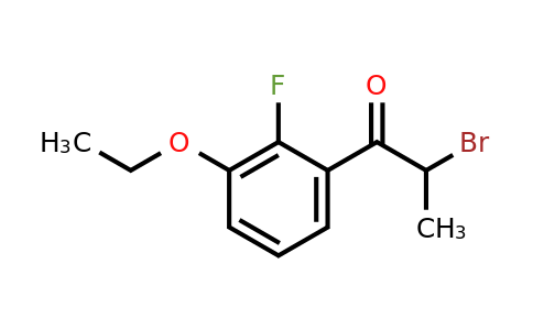 1805846-05-2 | 2-Bromo-1-(3-ethoxy-2-fluorophenyl)propan-1-one