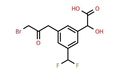 1805846-14-3 | 3-(3-Bromo-2-oxopropyl)-5-(difluoromethyl)mandelic acid