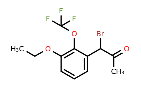 1805847-43-1 | 1-Bromo-1-(3-ethoxy-2-(trifluoromethoxy)phenyl)propan-2-one