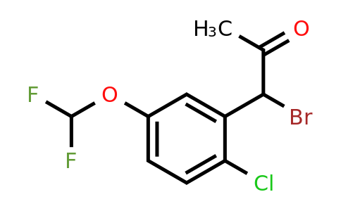 1805847-44-2 | 1-Bromo-1-(2-chloro-5-(difluoromethoxy)phenyl)propan-2-one