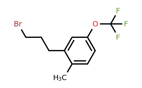 1805847-51-1 | 2-(3-Bromopropyl)-4-(trifluoromethoxy)toluene