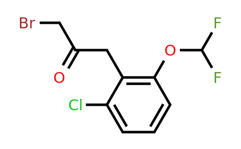 1805847-52-2 | 1-Bromo-3-(2-chloro-6-(difluoromethoxy)phenyl)propan-2-one