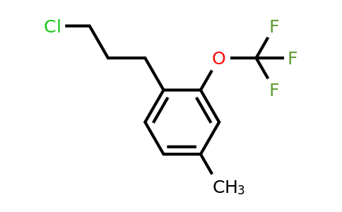 1805847-54-4 | 4-(3-Chloropropyl)-3-(trifluoromethoxy)toluene