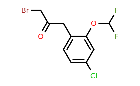 1805847-58-8 | 1-Bromo-3-(4-chloro-2-(difluoromethoxy)phenyl)propan-2-one