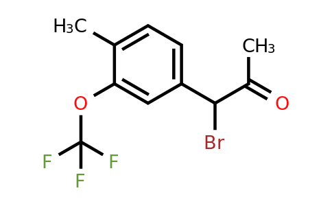 1805848-18-3 | 4-(1-Bromo-2-oxopropyl)-2-(trifluoromethoxy)toluene