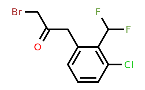 1805848-23-0 | 1-Bromo-3-(3-chloro-2-(difluoromethyl)phenyl)propan-2-one