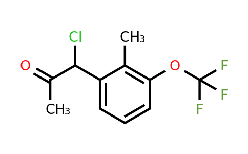 1805848-31-0 | 2-(1-Chloro-2-oxopropyl)-6-(trifluoromethoxy)toluene