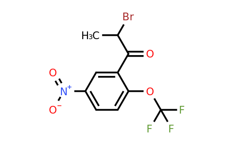 1805848-84-3 | 2-Bromo-1-(5-nitro-2-(trifluoromethoxy)phenyl)propan-1-one