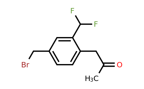 1805849-10-8 | 1-(4-(Bromomethyl)-2-(difluoromethyl)phenyl)propan-2-one
