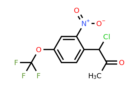 1805849-14-2 | 1-Chloro-1-(2-nitro-4-(trifluoromethoxy)phenyl)propan-2-one