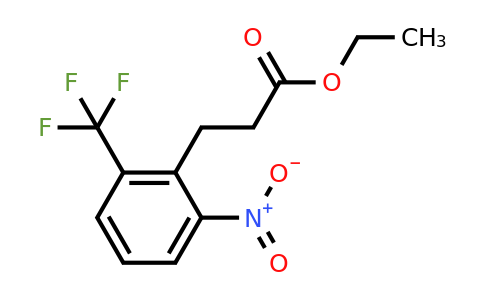 1805849-82-4 | Ethyl 3-(2-nitro-6-(trifluoromethyl)phenyl)propanoate