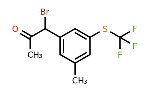 1805850-06-9 | 3-(1-Bromo-2-oxopropyl)-5-(trifluoromethylthio)toluene