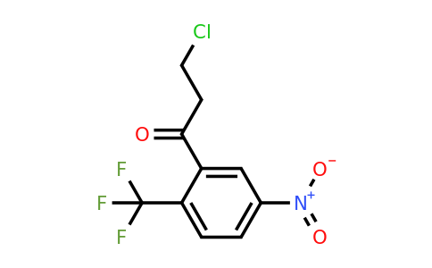 1805850-26-3 | 3-Chloro-1-(5-nitro-2-(trifluoromethyl)phenyl)propan-1-one