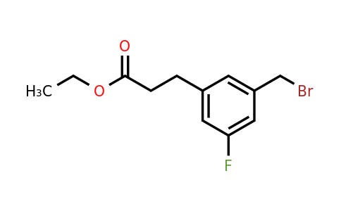 1805850-35-4 | Ethyl 3-(bromomethyl)-5-fluorophenylpropanoate