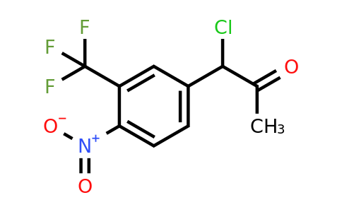 1805850-36-5 | 1-Chloro-1-(4-nitro-3-(trifluoromethyl)phenyl)propan-2-one