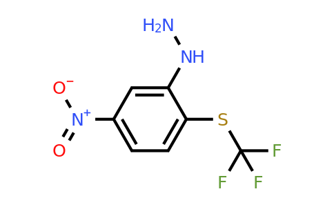 1805850-39-8 | 1-(5-Nitro-2-(trifluoromethylthio)phenyl)hydrazine