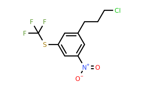 1805850-50-3 | 1-(3-Chloropropyl)-3-nitro-5-(trifluoromethylthio)benzene