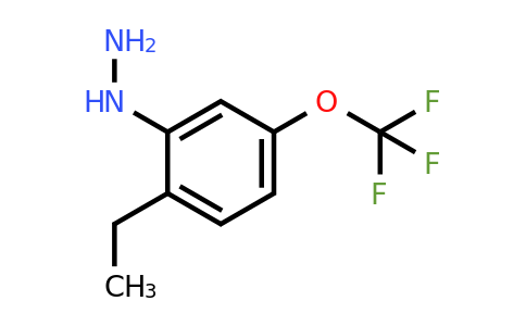 1805851-33-5 | 1-(2-Ethyl-5-(trifluoromethoxy)phenyl)hydrazine