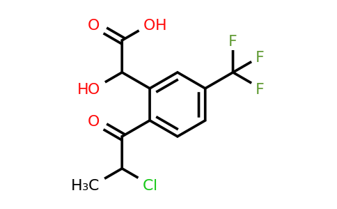 1805851-57-3 | 2-(2-Chloropropanoyl)-5-(trifluoromethyl)mandelic acid
