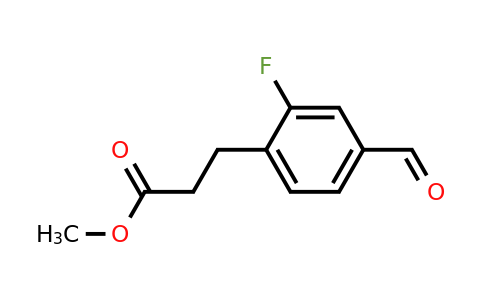 1805851-87-9 | Methyl 2-fluoro-4-formylphenylpropanoate
