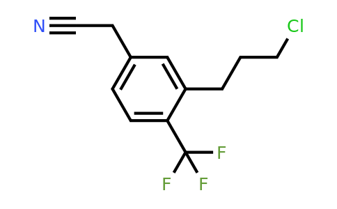 1805852-05-4 | 3-(3-Chloropropyl)-4-(trifluoromethyl)phenylacetonitrile