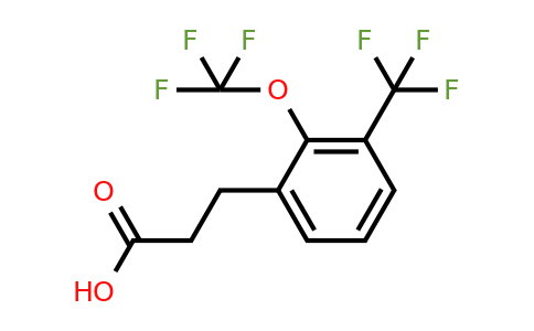 1805852-09-8 | 3-(2-(Trifluoromethoxy)-3-(trifluoromethyl)phenyl)propanoic acid