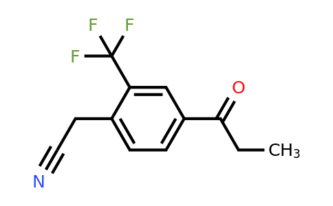 1805852-15-6 | 4-Propionyl-2-(trifluoromethyl)phenylacetonitrile