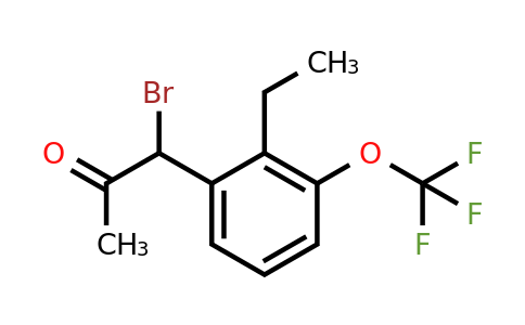 1805852-30-5 | 1-Bromo-1-(2-ethyl-3-(trifluoromethoxy)phenyl)propan-2-one