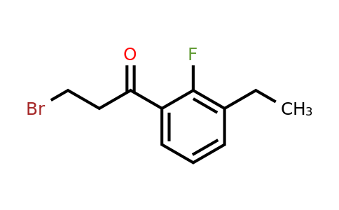 1805852-63-4 | 3-Bromo-1-(3-ethyl-2-fluorophenyl)propan-1-one
