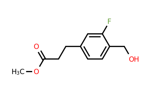1805852-75-8 | Methyl 3-(3-fluoro-4-(hydroxymethyl)phenyl)propanoate