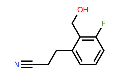 1805852-84-9 | 3-(3-Fluoro-2-(hydroxymethyl)phenyl)propanenitrile