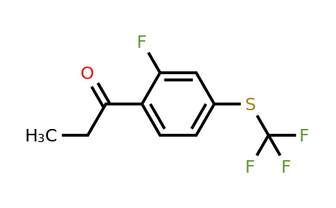 1805853-01-3 | 1-(2-Fluoro-4-(trifluoromethylthio)phenyl)propan-1-one